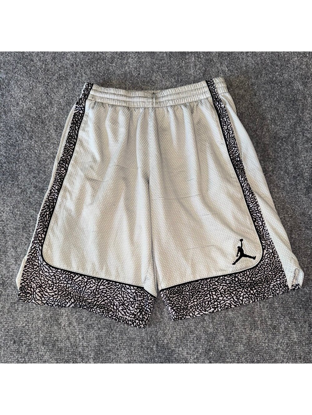 Nike Air Jordan Baggy Mesh Hoop Shorts Mens XS Vtg y2k 90s Rare